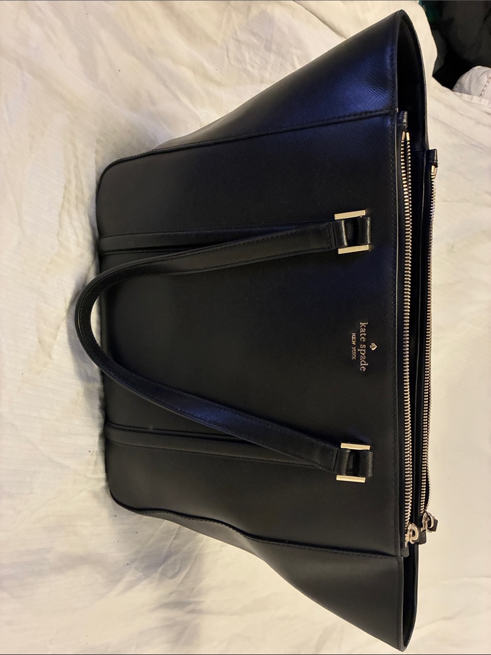 Kate Spade Black Saffiano Leather Tote